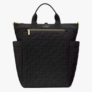 Kate Spade Flower Quilted Convertible Tote/Backpack NWT